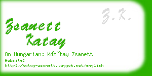 zsanett katay business card